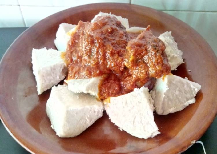 How to Prepare Tasty Cocoyam with palm oil stew | This is Recipe So Popular You Must Test Now !!