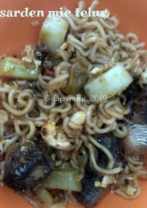 Foto resep Sarden mie telur