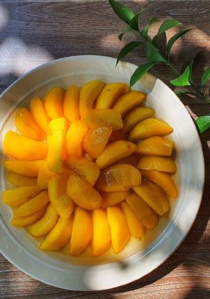 Hình của món ĐÀO NGÂM - MÓN GIẢI NHIỆT NGÀY HÈ.
