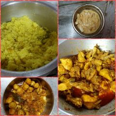 A picture of Chicken curry.
