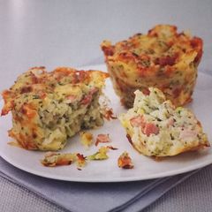 A picture of Savoury Cheese and Bacon Muffins.