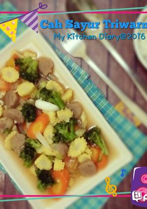 Foto resep Cah Sayur Triwarna