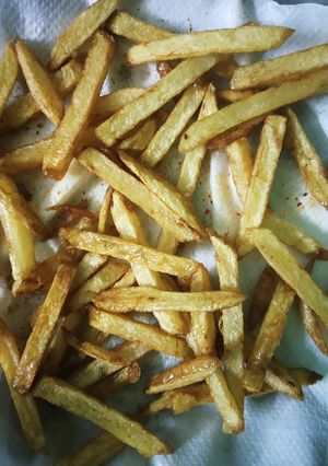 A picture of French fries.