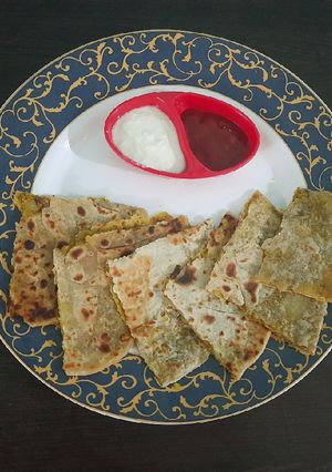 A picture of Lilva na paratha.