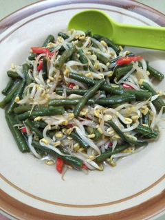 Foto resep Tumis kacang panjang campur tauge