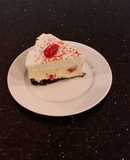 White Chocolate Cherry Truffle Cheesecake