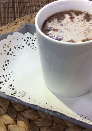 صورة لوصفة حليب الأوريو الساخن