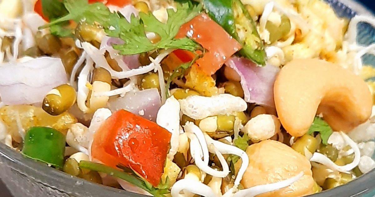 Moong Sprout Healthy Salad Recipe by Naheed Alam - Cookpad