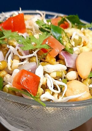 A picture of Moong Sprout Healthy Salad.