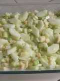 Deliciosa ensalada de manzana, apio y pepino