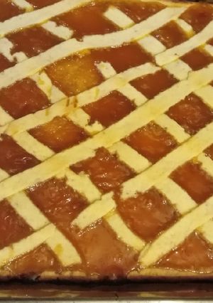 Baracklekváros rácsos recept fotója