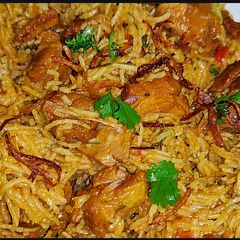 A picture of Hyderabadi Mutton Tahari.