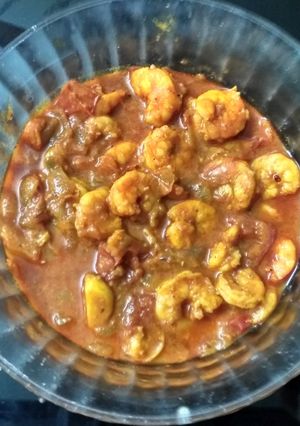 A picture of Chilli Prawn Curry.