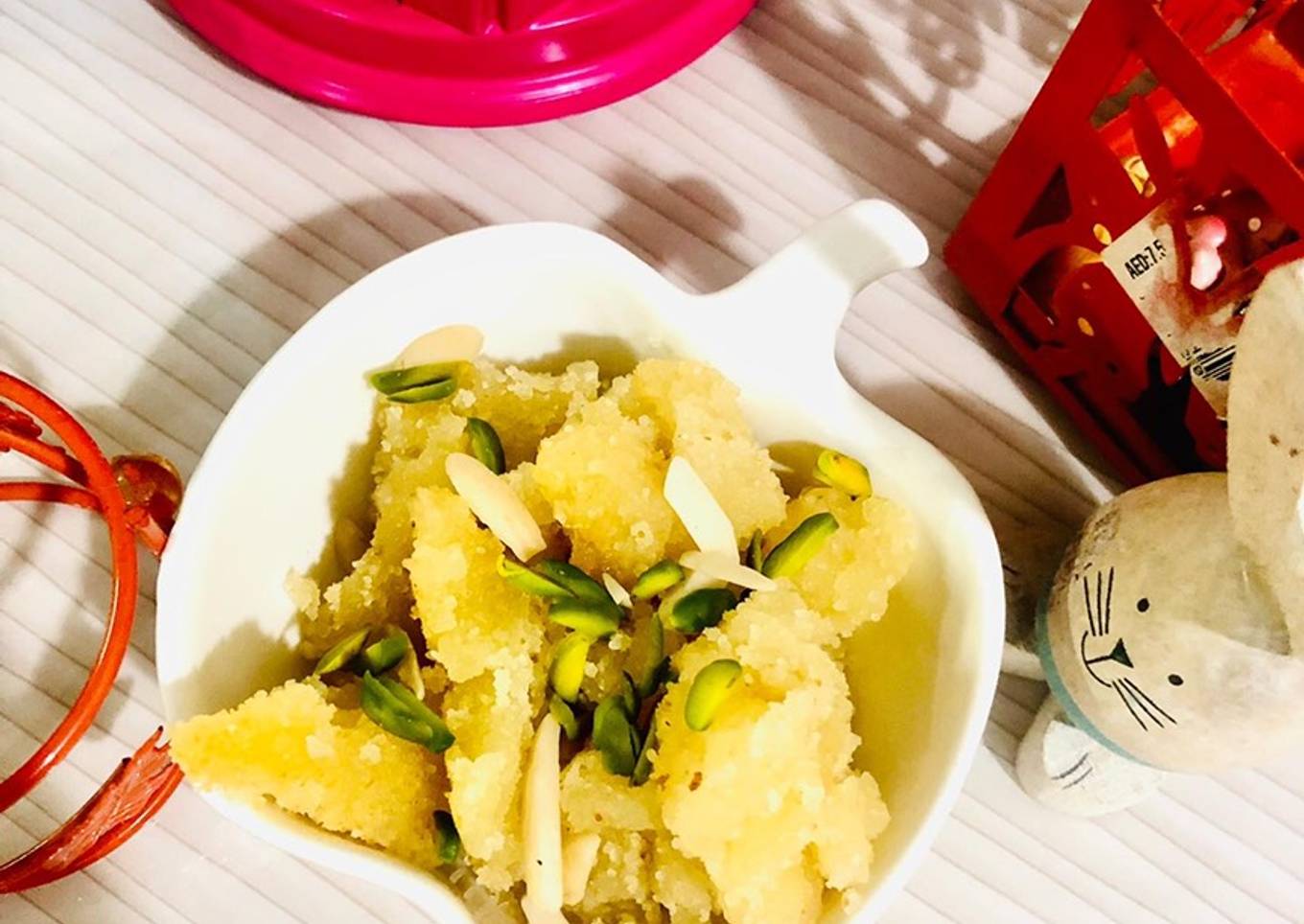 Sooji ka laddo style halwa