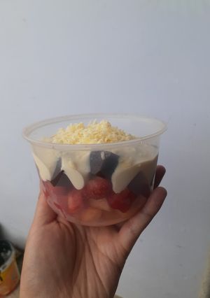 Foto resep Salad buah (pakai yogurt)