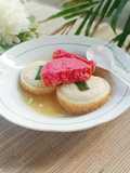 Apem Merah Putih Kuah Kinca