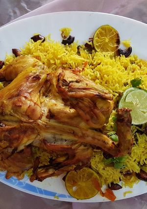 صورة لوصفة كبسة دجاج