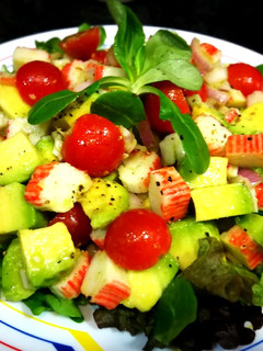 Una foto de Ensalada mar y montaña diet - fácil