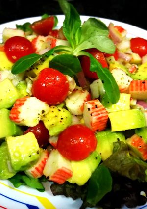 Una foto de Ensalada mar y montaña diet - fácil