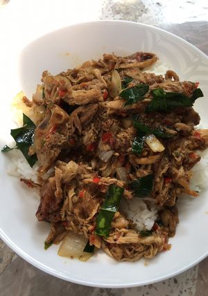 รูปของ ไก่ย่างผัดพริกไทยดำ