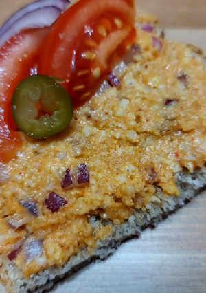 Köles körözött Vegán, Téné recept fotója