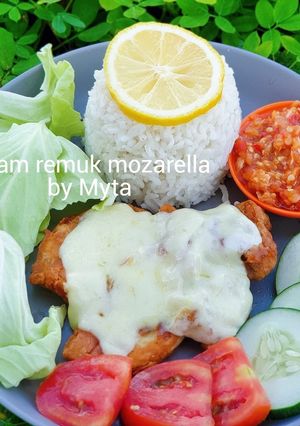 Foto resep Ayam remuk Mozarella