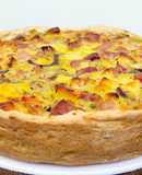 Tarta de cebollas, queso y panceta 😋😋😋