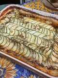 Gratin de courgettes au munster et cumin