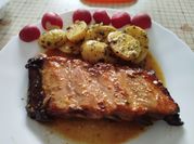 Una foto de churrasco de carne