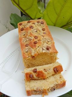 Foto resep Bolu pisang choco chip