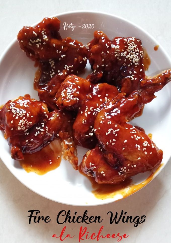 Foto resep Fire Chicken Wings ala Richeese / Ayam Super Pedas