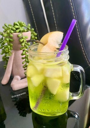 Foto resep Es Sirup Buah Pir