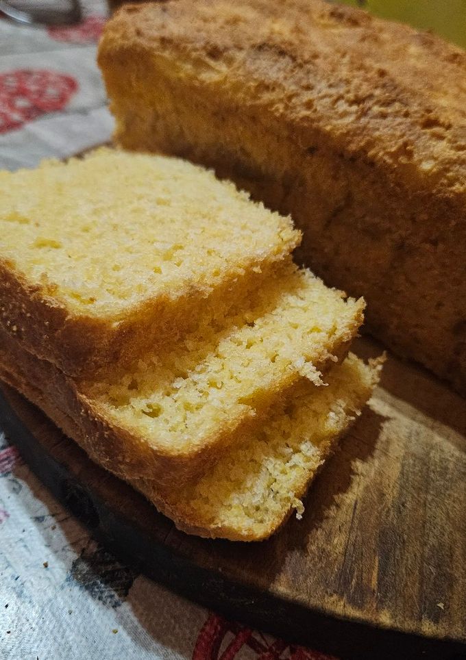 Una foto de Pan de maíz