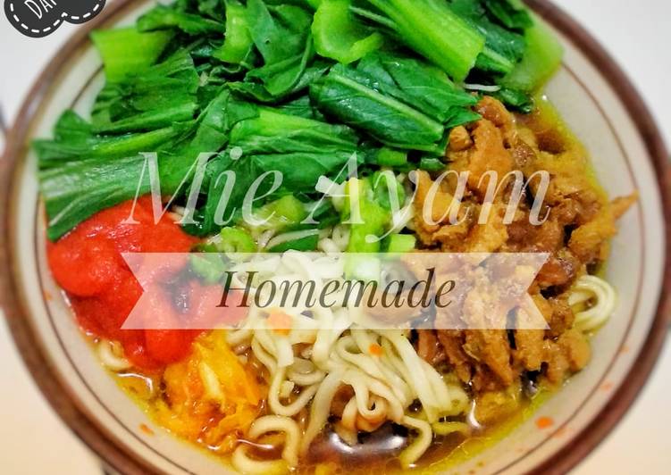 6 Resep: Mie Ayam Homemade Kekinian