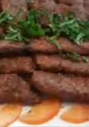 صورة لوصفة كباب بالفرن