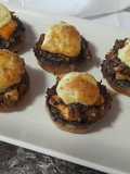 Setas rellenas de gambas