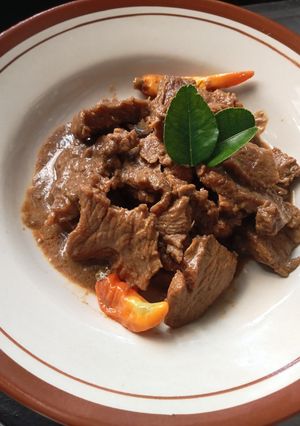 Foto resep Rendang Daging Kurban Bumbu Instan