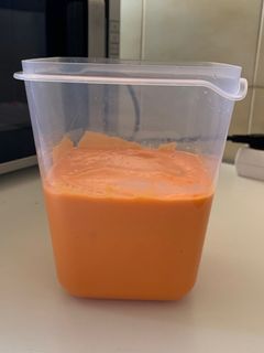 Una foto de Salmorejo sin pan en Monsieur Cuisine