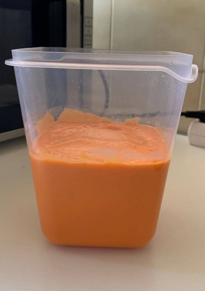 Una foto de Salmorejo sin pan en Monsieur Cuisine