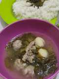 Sup sayur asin (non halal)