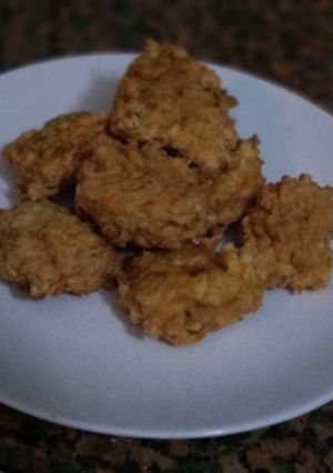 Una foto de Buñuelos de zapallito y zanahoria 👌