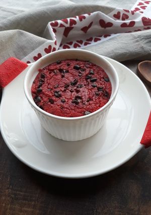 A picture of Red Velvet Cuppies.