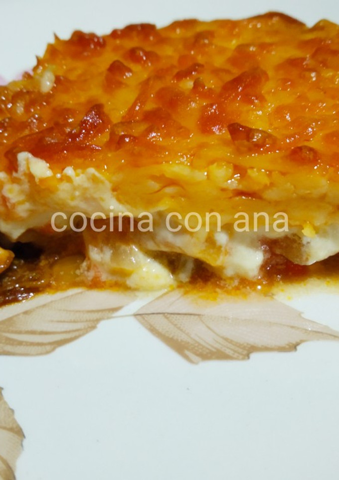 Una foto de Musaca de berenjena y verduras en olla GM mod g