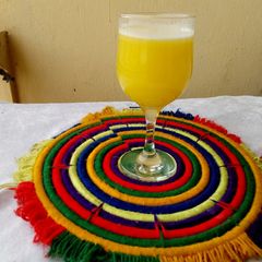 Pineapple and ginger juice A picture of Pineapple and ginger juice.