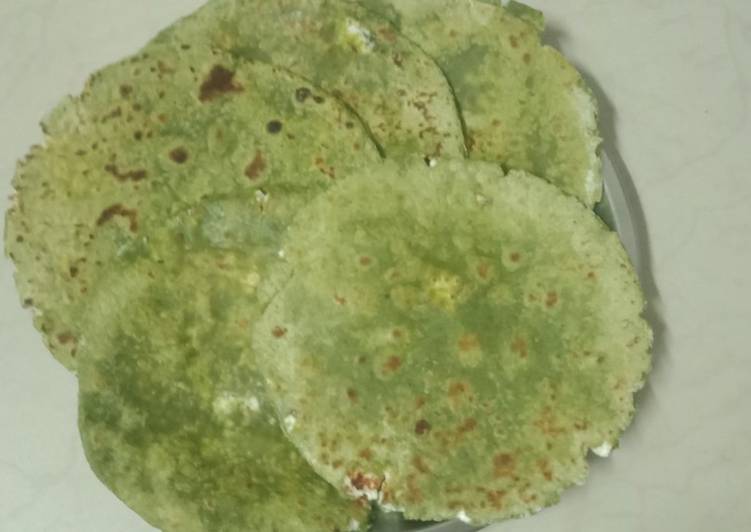 Palak Paneer Paratha