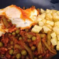 Una foto de Huevos a la Flamenca