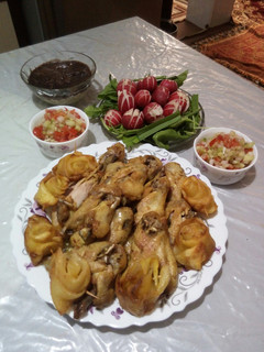 عکسی از دستور بال مرغ
