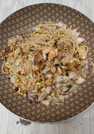 A picture of The fragrant mix fried rice.