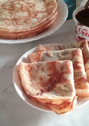 Une photo de Crêpes au Chocolat