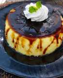 Flan de Naranja y Agua Azahar con Caramelo de Azúcar Negra